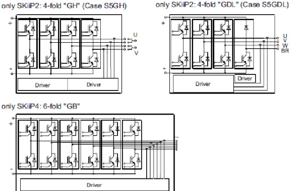SKiiP 結(jié)構(gòu)等效電路圖(拓?fù)鋱D)
